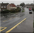 ST3090 : Drenching rain, Rowan Way, Malpas, Newport by Jaggery