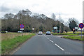 TL8967 : B1106 Mill Road meets the A143 by Robin Webster