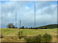 NS8263 : TV transmitters at Black Hill by Thomas Nugent