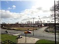 NZ3166 : View of Hadrian Yard from the station by Robert Graham