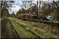 SJ9653 : Wall Grange Railway Station (Disused) by Brian Deegan