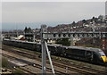 ST3387 : Electric train passing through Somerton, Newport by Jaggery