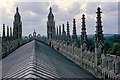 TL4458 : On the roof of King's College Chapel, Cambridge by Julian Paren