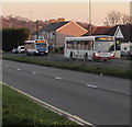 ST3091 : X3 bus for Pontypool and 23 bus for Cwmbran, Malpas Road, Newport by Jaggery