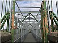 NS7852 : Pipe bridge over the Clyde at Skellyton by Alan O'Dowd