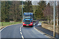 NT0234 : HGV on the A702 at Coulter by David Dixon