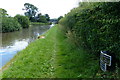 SJ7327 : Shropshire Union Canal milepost at Park Heath by Mat Fascione