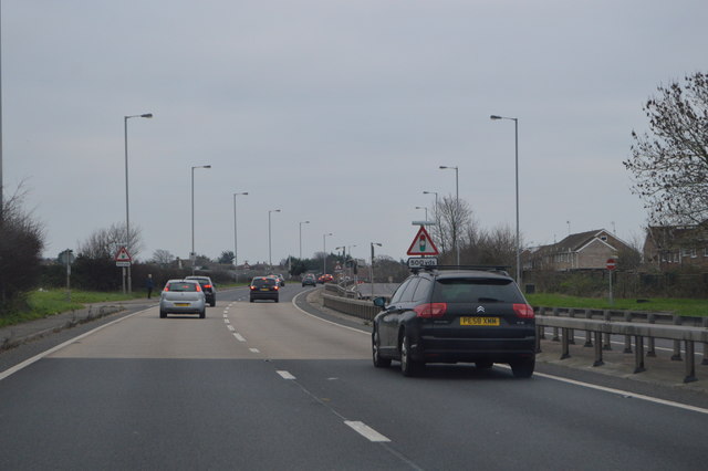 A27, eastbound