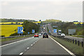 NZ3230 : Northbound A1(M), County Durham by David Dixon