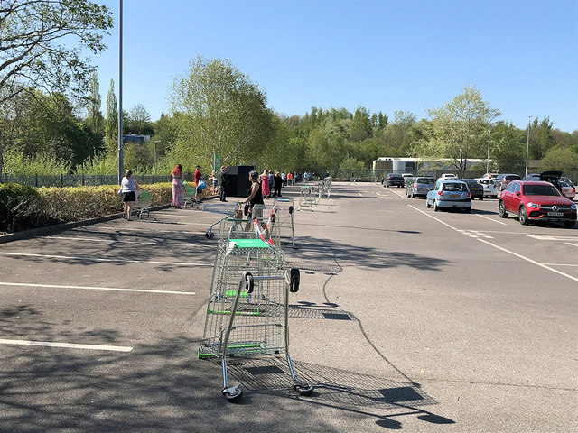 Social Distance Queuing at Asda