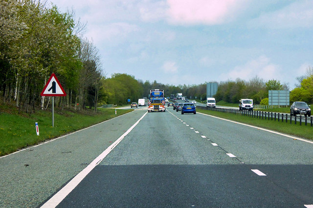 Northbound A1(M) after Bowburn Interchange