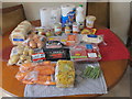 TQ2081 : Food box delivered during coronavirus isolation by David Hawgood