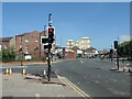 SE3320 : Blocks of flats above the Ridings shopping mall by Christine Johnstone