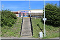 NX1998 : Steps to the Railway Station, Girvan by Billy McCrorie