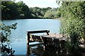 SO6010 : Fishing platform at Cannop Ponds by John Winder