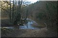 SS8777 : A sharp bend in a stream by Candleston Castle by eswales