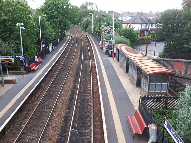 Burley Park railway station