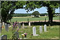 SU7567 : Churchyard, St Bartholomew's church, Arborfield by Simon Mortimer