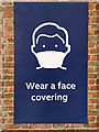 SJ8497 : Wear a Face Covering by David Dixon