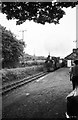 SH5838 : Festiniog Railway - 'Linda' and train passing Boston Lodge halt  1965 by Alan Murray-Rust