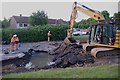 TQ5980 : Big Hole in Stifford Road by Glyn Baker