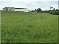 SE3117 : Floodbank protecting building in Calder Park by Christine Johnstone