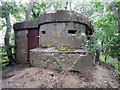 SP1803 : Double Norcon pillbox, former RAF Southrop, Horseshoe Wood by Vieve Forward