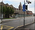 ST3188 : BUSES ONLY sign in Newport city centre by Jaggery