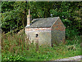 SJ7426 : Canalside building opposite Knighton Wharf, Staffordshire by Roger  D Kidd