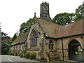 SE2639 : Lawnswood cemetery: non-conformist chapel by Stephen Craven