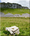 SD8464 : Part of Attermire Scar with boulders below by Trevor Littlewood