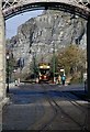 SK3455 : London County Council Tramways 106 approaching the Bowes Lyon bridge, 1989 by Alan Murray-Rust