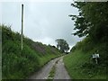 SE9243 : Private farm road to Southwold Farm by Christine Johnstone