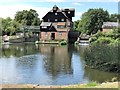 TL2871 : Houghton Mill and mill pond in Cambridgeshire by Richard Humphrey