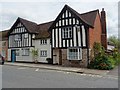 SO6943 : Pair of timber-framed cottages by Philip Halling