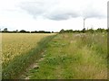 SK7052 : Public footpath through Middle Meadow by Alan Murray-Rust