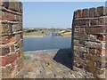 TQ6575 : The Inner moat at Tilbury Fort by Marathon