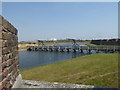 TQ6575 : Bridge across the Inner moat at Tilbury Fort by Marathon