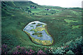 NM4787 : Above the Giant's Footprint lochan, Isle of Eigg by Julian Paren