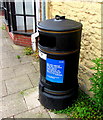 ST6390 : Council notice on a litter bin, The Plain, Thornbury  by Jaggery