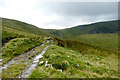 SH7165 : Track to Melynllyn reservoir by Andy Waddington