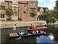 TL4459 : Ice cream vendor on the River Cam by Richard Humphrey