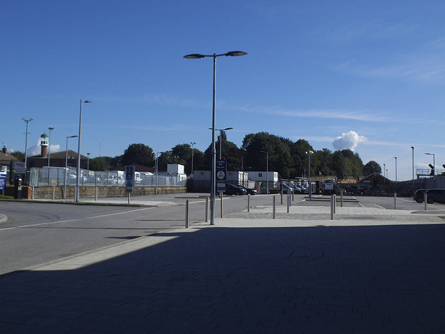 Car park of Wakefield Westgate station