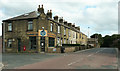 SE2502 : Café and houses, Sheffield Road, Penistone by Humphrey Bolton