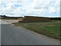 TF8135 : Hardstanding with straw bale walls by Christine Johnstone