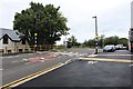 SH8076 : Pedestrian crossing A470 road by Richard Hoare