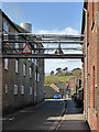 SY4692 : Skilling Hill Road and palmers Brewery, Bridport by Chris Allen