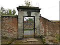 SJ7387 : Smithy Lane entrance to Dunham Massey estate by Stephen Craven