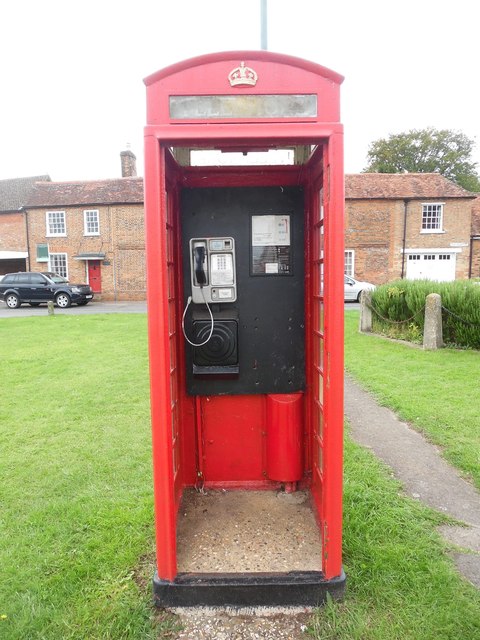 Red K6 Telephone Box in Brill