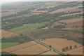 SK8633 : Harlaxton Ironstone Railway, Casthorpe sidings, road to Denton: aerial 2020 by Simon Tomson